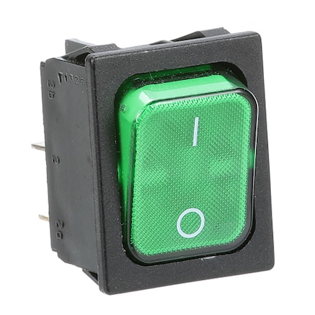 Lincoln Industrial Rocker Switch - Green Light MER340038